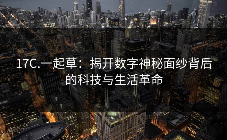 17C.一起草：揭开数字神秘面纱背后的科技与生活革命